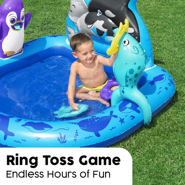 BESTWAY | Polar Pals Water Play Centre 134x131x73cm | BES115TOY01837