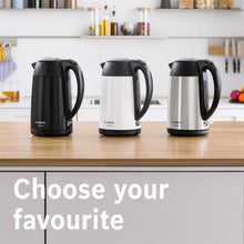 BOSCH | DesignLine 1.7Ltr Kettle Stainless Steel Black | TWK3P423GB