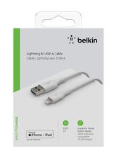 BELKIN | BoostCharge Flex USB A Cable with Lightning Connector | TE0225094