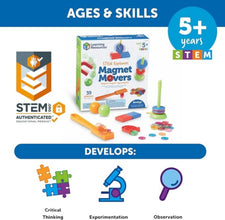 LEARNING RESOURCES UK| Stem Explorers Magnet Movers (5+ Years) | LER9295