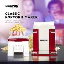 GEEPAS | Oil Free Popcorn Maker 1200W | GPM841