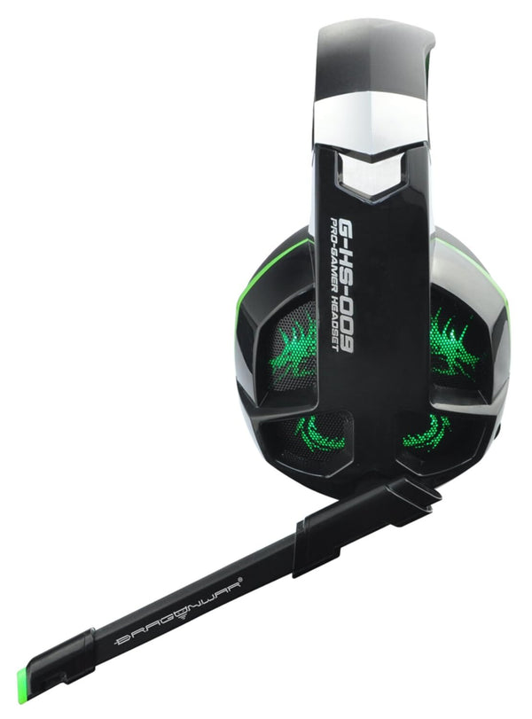 DRAGONWAR | Imperial Gaming Headset with Lighting Effect Black | G-HS-009