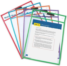 LEARNING RESOURCES UK| Write And Wipe Pockets (Set Of 5) (3+ Years) | LER0477