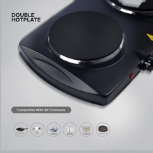 CLIKON | Dual Design Hot Plate Variable Temperature Control 2500W | CK4286