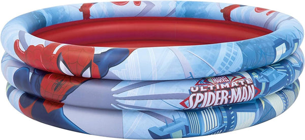 BESTWAY | Spider-Man 3-Ring Inflatable Pool 48" x H12"/1.22m x H30cm | BES115TOY00031
