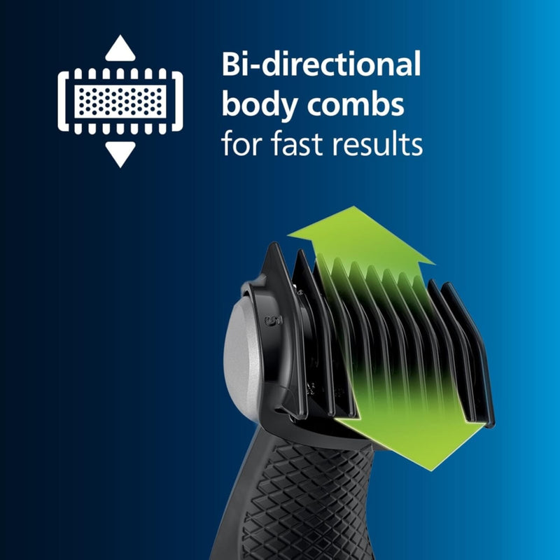 PHILIPS | Bodygroom Series 3000 Showerproof Groin and Body Trimmer Black | BG3017/01