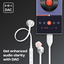 JBL| T310CUSB-C White Wired Hi-Res In-Ear Headphones | 301001000000622
