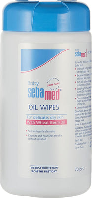 SEBAMED | Baby Oil Wipes 70 Pieces | SB3029426