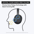SONY | Wireless Over-Ear Active Noise Cancellation Headphones with Mic Black | WH-CH720N/BLACK