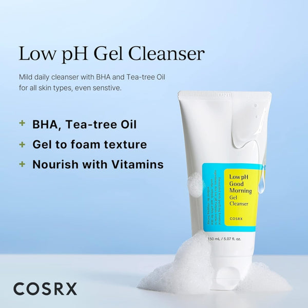 COSRX | Good Morning Low-pH Gel Cleanser 150ml