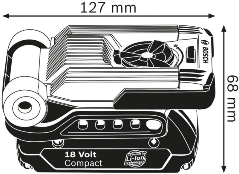 BOSCH | Professional Work Light Bare Tool | GLI VARILED