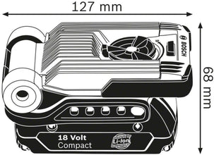 BOSCH | Professional Work Light Bare Tool | GLI VARILED