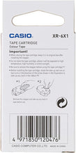 CASIO | Option Label It Tape Clear 6x8mm | XR-6X1-W-DJ1