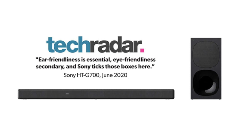 SONY | 4K Dolby Atmos/DTS:X Sound Bar for TV with Wireless subwoofer, 3.1ch Home Theater System (400W) | HT-G700