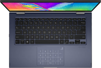 ASUS | Vivobook GO Flip Laptop 14inch Intel Celeron N4050 GB RAM 128G eMMC AR EN Keyboard TP1400KA-EC075WS | MASITNTP14098