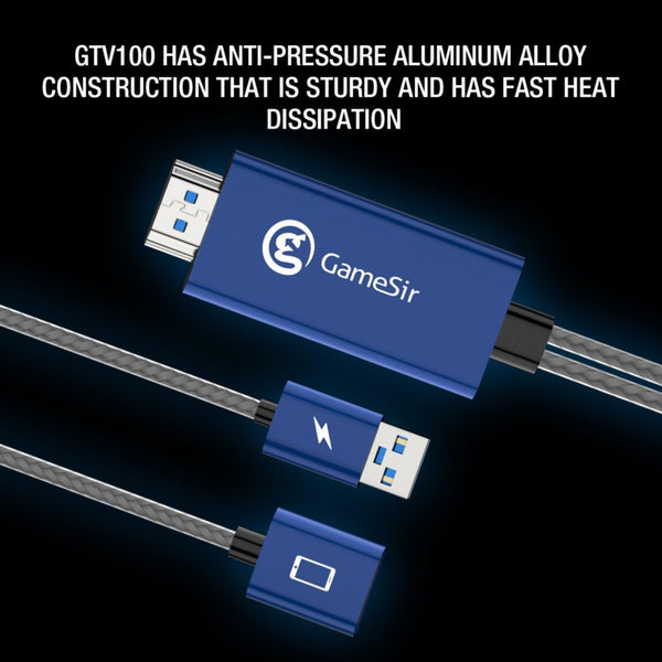 GAMESIR | Display Adapter Cable For Mobile Gaming From IOS To HDMI | GTV 100