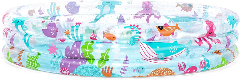 BESTWAY | Triple Ring Deep Dive Inflatable Kiddie Pool 1.52mx30cm | BES115TOY01881