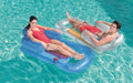 BESTWAY | Air Beach Mattress With Backrest And Armrests Silver 1.61mx84cm | BES115TOY00272