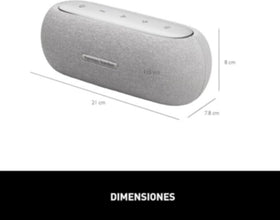 HARMAN KARDON|  Luna Grey Elegant Portable Bluetooth Speaker | 301001000000601