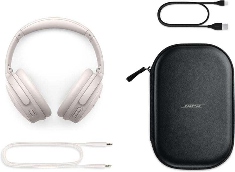 BOSE | Quietcomfort Wireless Over Ear Active Noise Cancelling Headphones Smoke White | 884367-0200