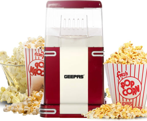 GEEPAS | Oil Free Popcorn Maker 1200W | GPM841