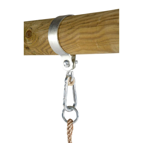 PLUM | Meerkat Wooden Garden Swing Set And Climbing Frame | PLU115TOY00074