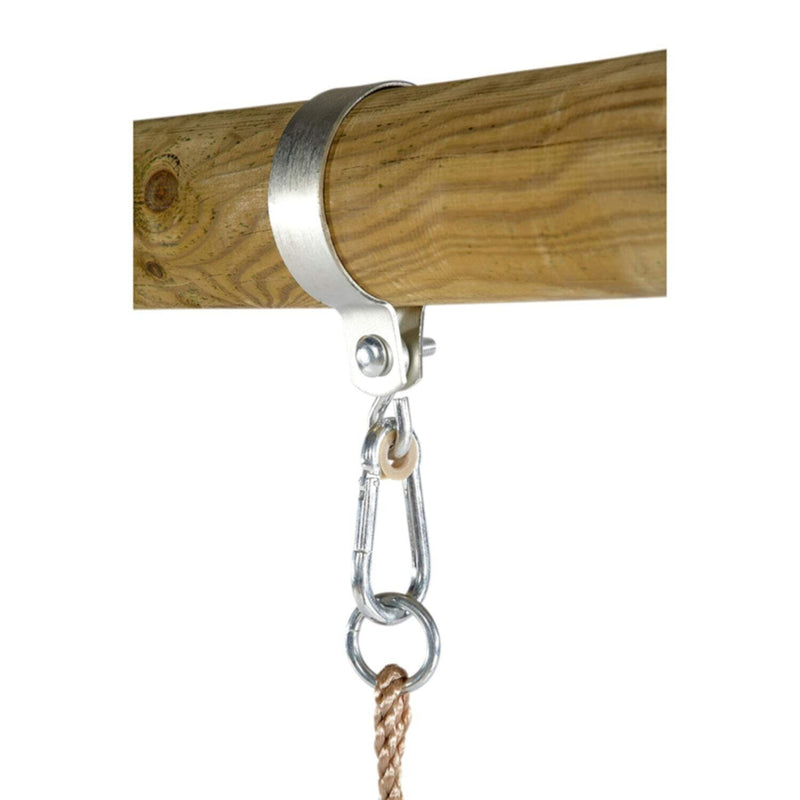 PLUM | Meerkat Wooden Garden Swing Set And Climbing Frame | PLU115TOY00074