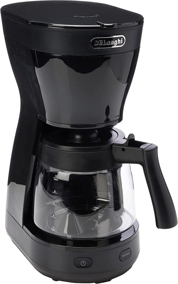 DELONGHI | American Drip Filter Coffee Maker Black 1.25Ltr | ICM16210.BK