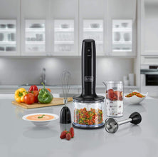 BLACK + DECKER | 3 In 1 Multifunction Hand Blender with Chopper 600W | HB600-B5
