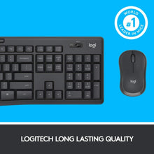 LOGITECH | Silent Wireless Keyboard Mouse Combo | MK295