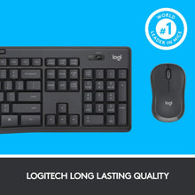 LOGITECH | Silent Wireless Keyboard Mouse Combo | MK295
