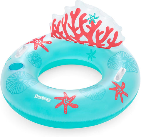 BESTWAY | Coral Bliss Swimming Ring 107x113cm | BES115TOY01824