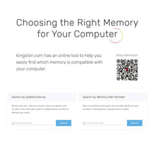 KINGSTON | KCP3L16SD8/8, 8 GB 1600 MHz SODIMM DDR3L 1.35 V CL11 204-Pin Notebook Internal Memory