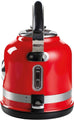 ARIETE | Moderna Cordless Electric Kettle Stainless Steel Body 1.7Ltr Red | 2854