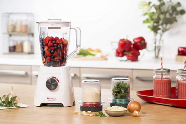 MOULINEX | BlendForce 2 Blender with 4 Blades 600W White | LM423127