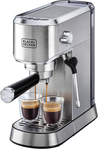 BLACK+DECKER | Espresso Coffee Machine 1450W | ECM150-B5