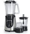 BLACK + DECKER | Glass Blender Black/Silver 600W | Bx600G-B5
