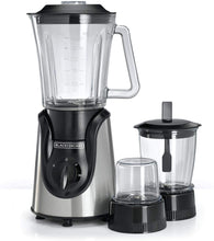 BLACK + DECKER | Glass Blender Black/Silver 600W | Bx600G-B5