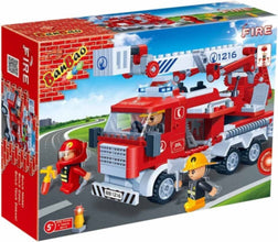 BANBAO | Fire Ladder Truck Building Toy 290 Pcs | 8313
