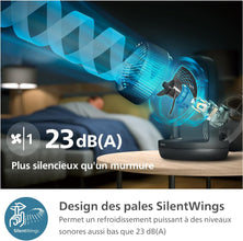 PHILIPS | 3000 Series Oscillating Table Fan Black | CX3050/01