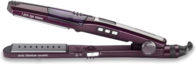 BABYLISS | I-Pro 230 Steam Hair Straightener with Shine Technology for Ultimate Straightening | ST 395 SDE