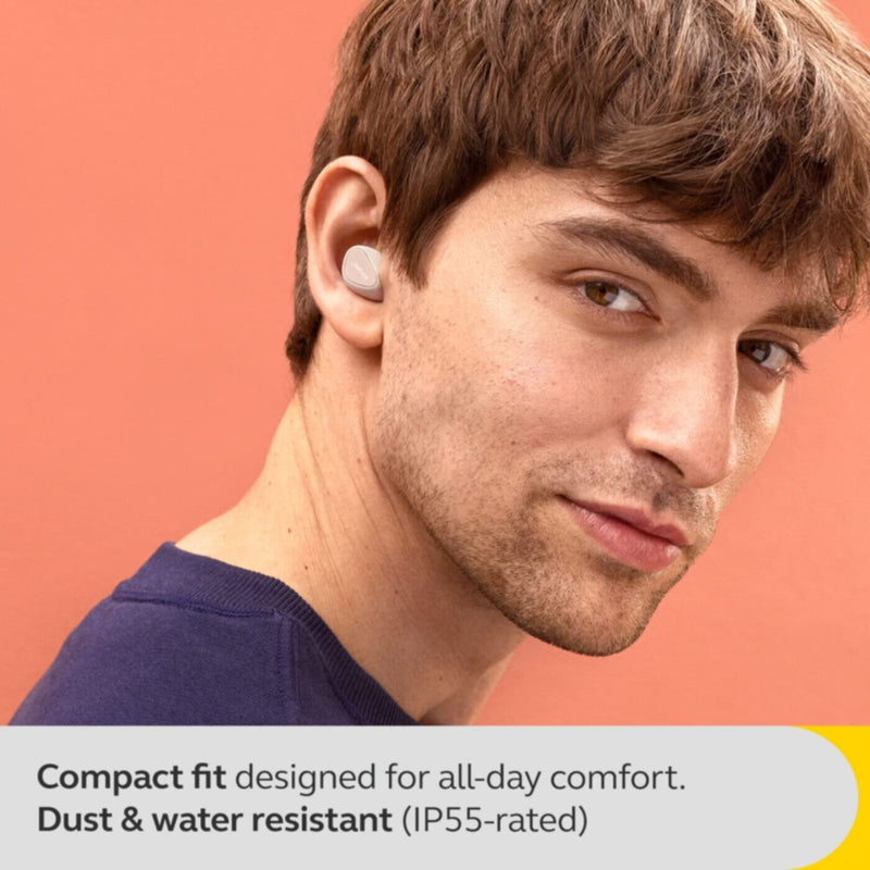 JABRA | Elite 5 True Wireless In-Ear Headphones with Active Noise Cancellation Gold Beige | 100-99181001-60