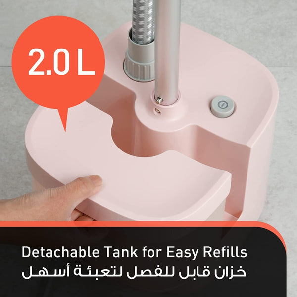 PANASONIC | Garment Steamer Iron 1600W 2.0L Pink | NI GSE 040