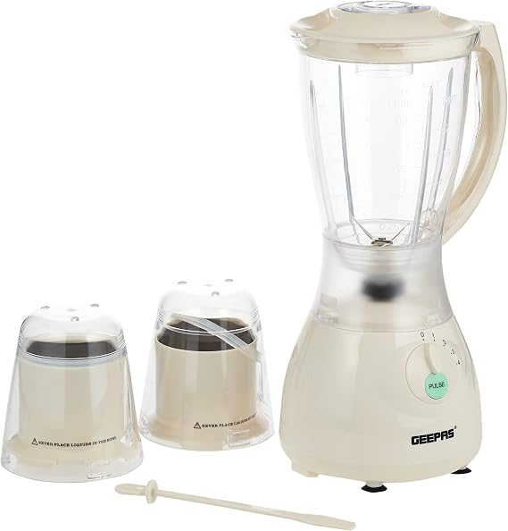 GEEPAS | 400W 3 in 1 Multifunctional Blender Safety lock | GSB5006