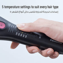 PANASONIC | Ceramic Hair Straightener with Wide Plate and Fast Hair Straightening | EH HS 42