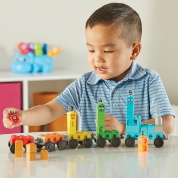 LEARNING RESOURCES UK| Mathlink Cubes Numberblocks Express Train Activity Set | HM96094-UK