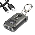 NITECORE | Dual-Core Intelligent  Keychain Light with OLED Display 500 Lumens Black | TINI 2