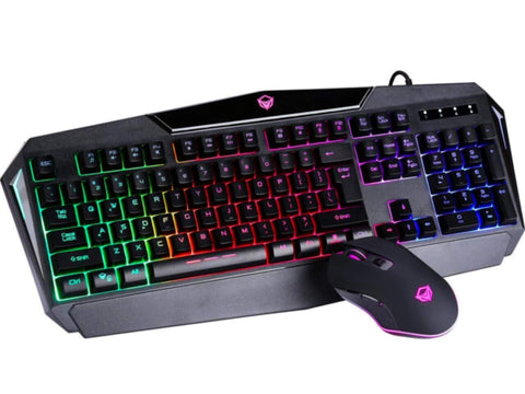 MEETION | Backlit Gaming Combo 2 in 1 | USB Keyboard and Mouse | MT-C510