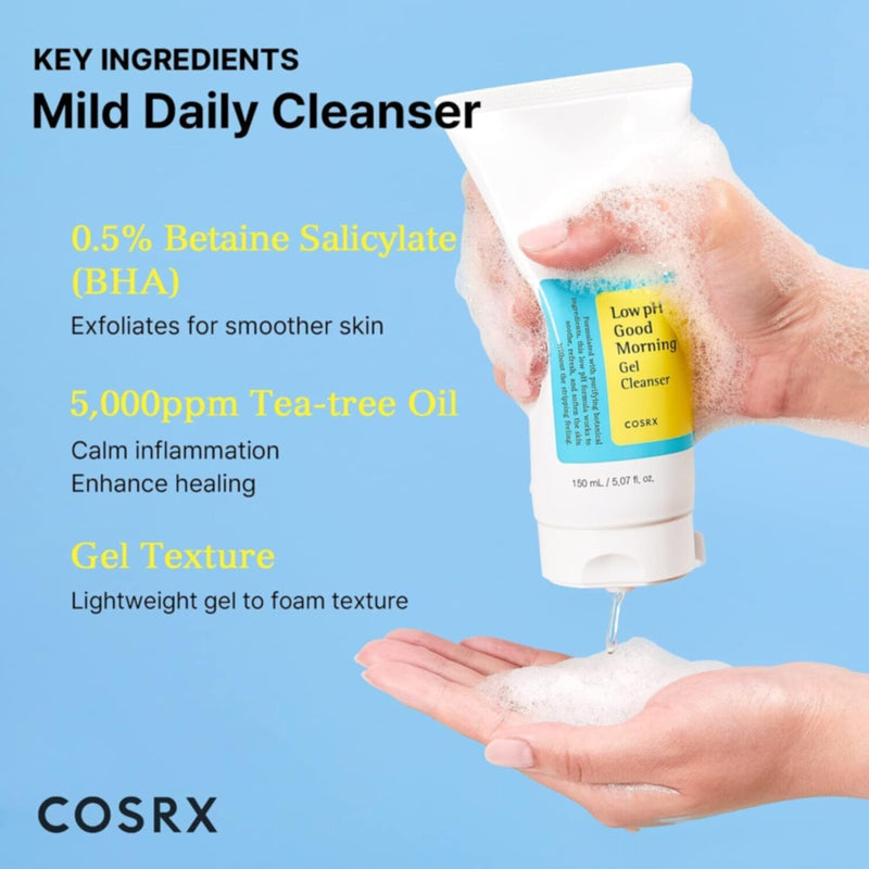 COSRX | Good Morning Low-pH Gel Cleanser 150ml