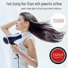 PANASONIC | Ionity Hair Dryer 2500W Black For Fast Drying And Smooth Finish | EH NE 84